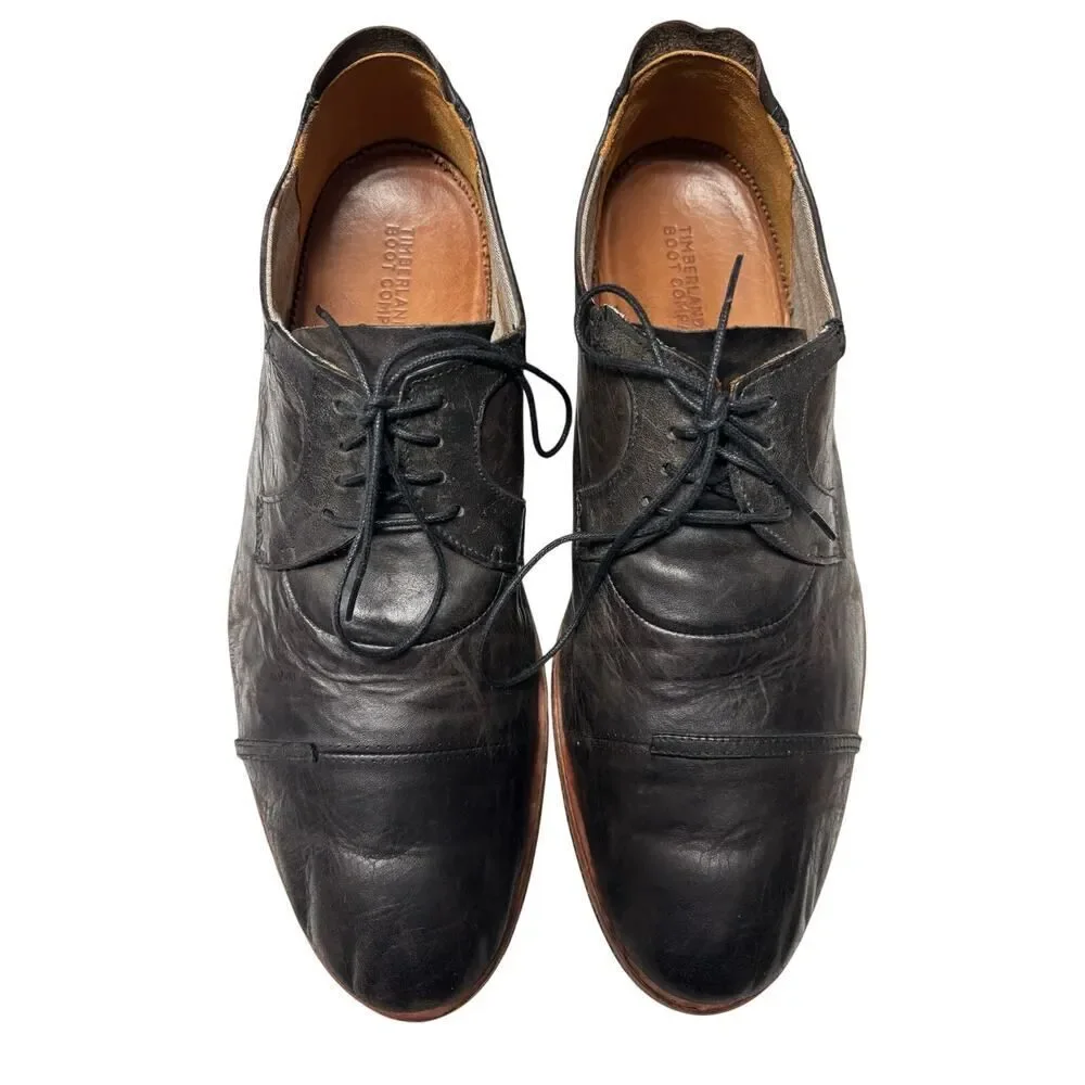 Timberland Boot Company Wodehouse Cap Toe Oxfords, black leather, men’s size 11